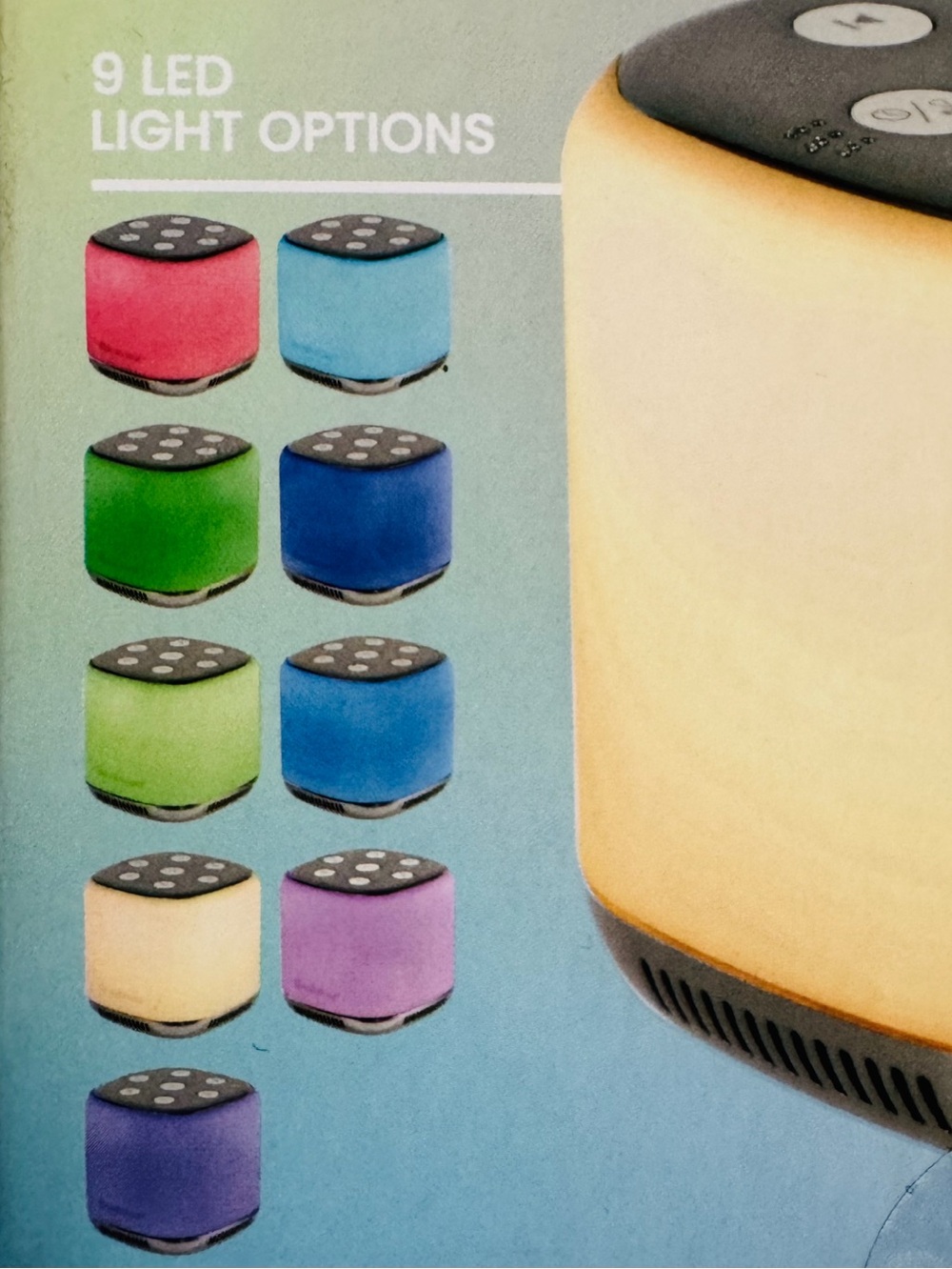 Brookstone Calm Tone Sound Machine Nightlight White Noise NWT - Picture 2 of 12